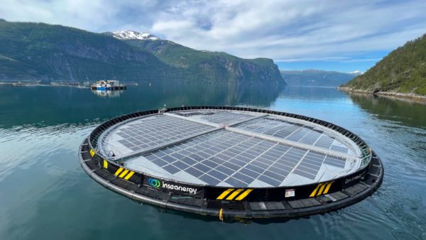 Floating solar tech for aquaculture
