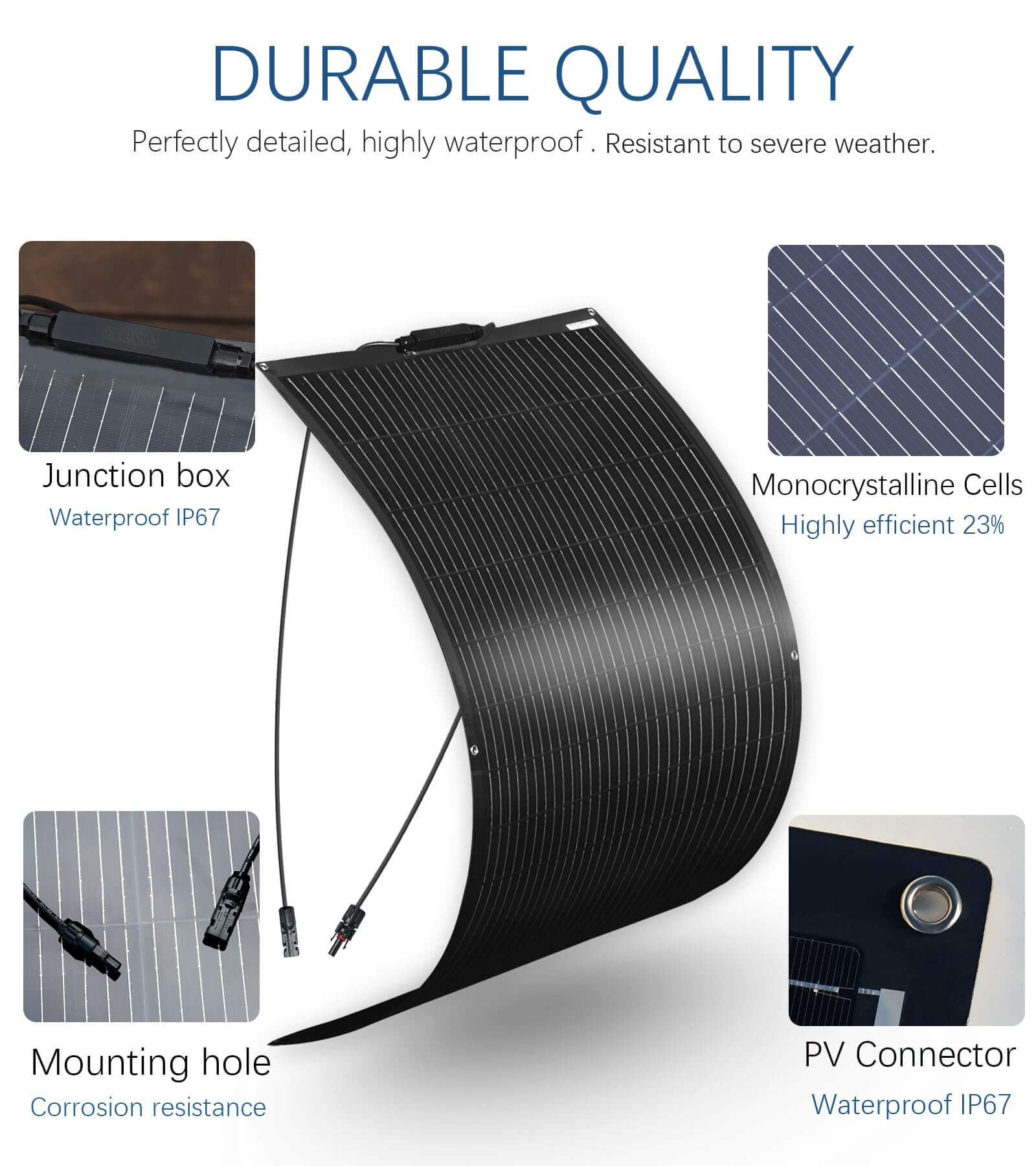 Xinpuguang 100W Flexible Solar Panel.