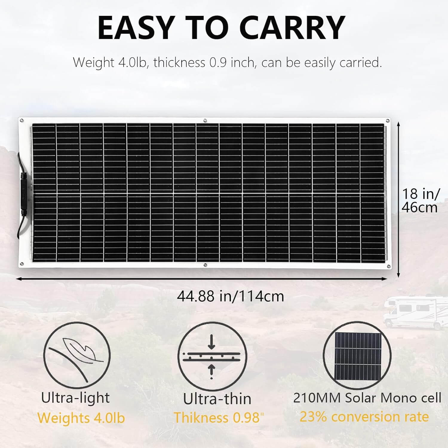 Xinpuguang 100W Flexible Solar Panel