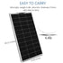 Xinpuguang 105W 12V Flexible Solar Panel