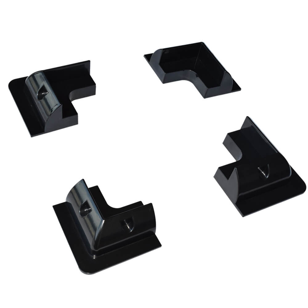 Solarparts black Lot ABS Solar Panel Mounting Bracket Kits