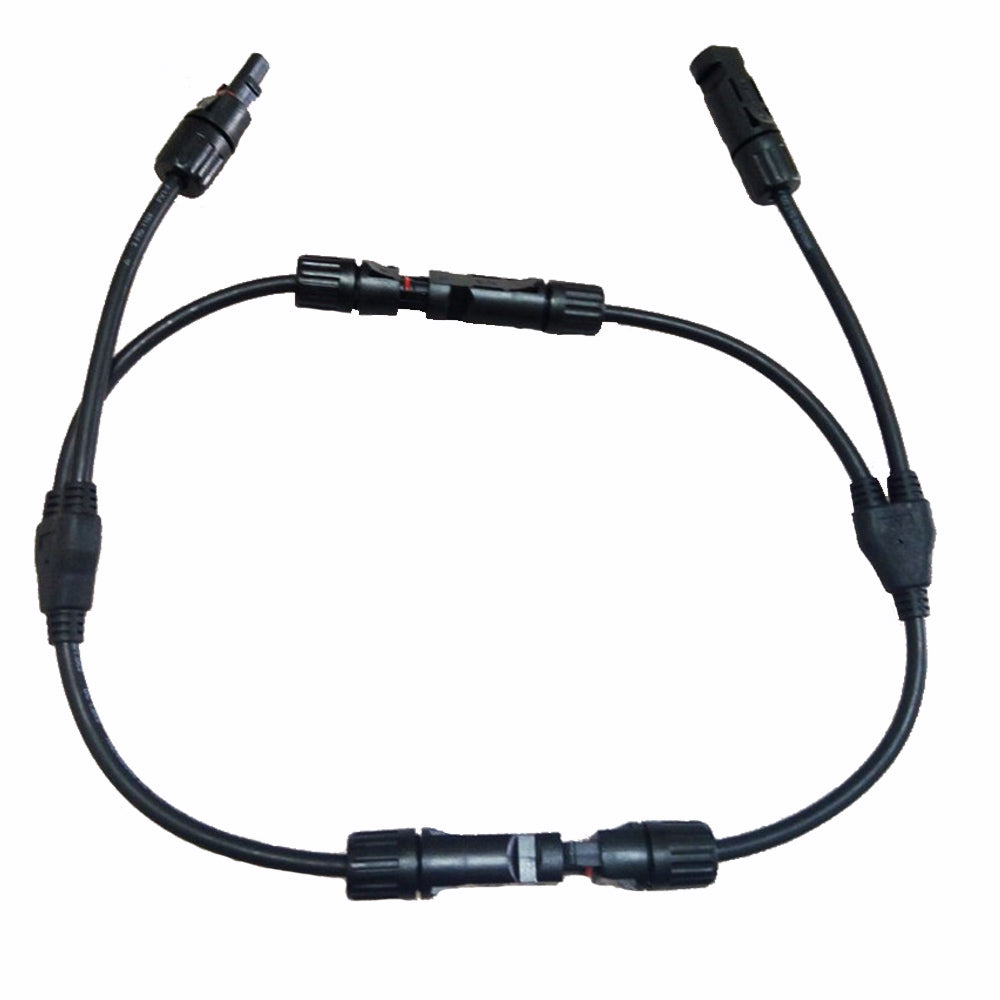 2 in 1 Y-Type Connector for Solar Panel in Parallel