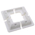 white Lot ABS Solar Panel Mounting Bracket Kits