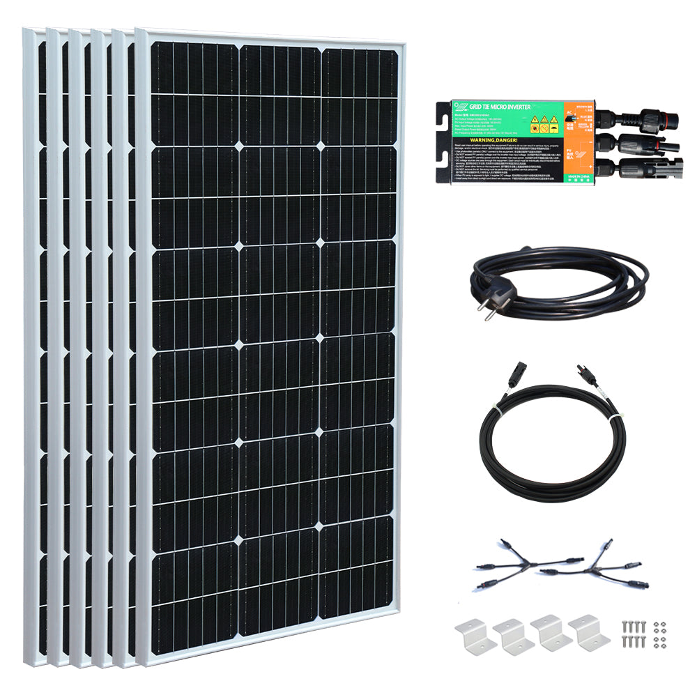 solar panel kit 600w on grid Photovoltaic modules