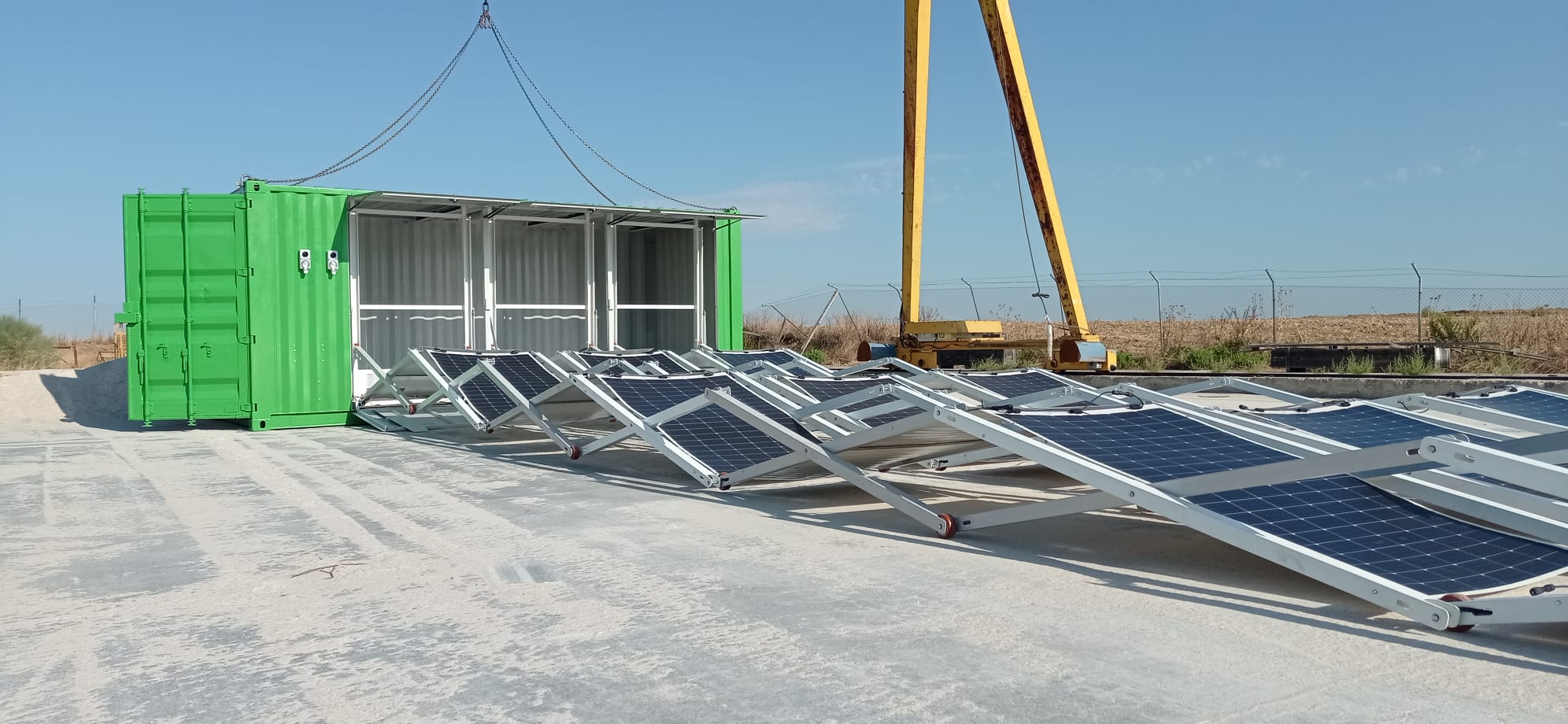 Polar Developments lanza una estación fotovoltaica portátil y escalable de hasta 24 m y 84 kWp