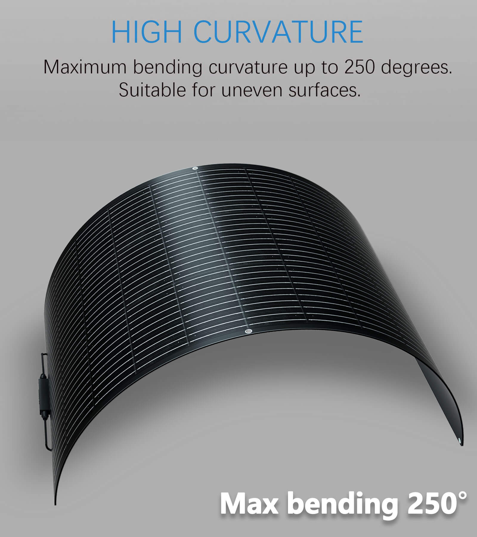 Xinpuguang 105W 12V Flexible Solar Panel