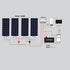 Xinpuguang 400W 12V Flexible Solar Panel Kit