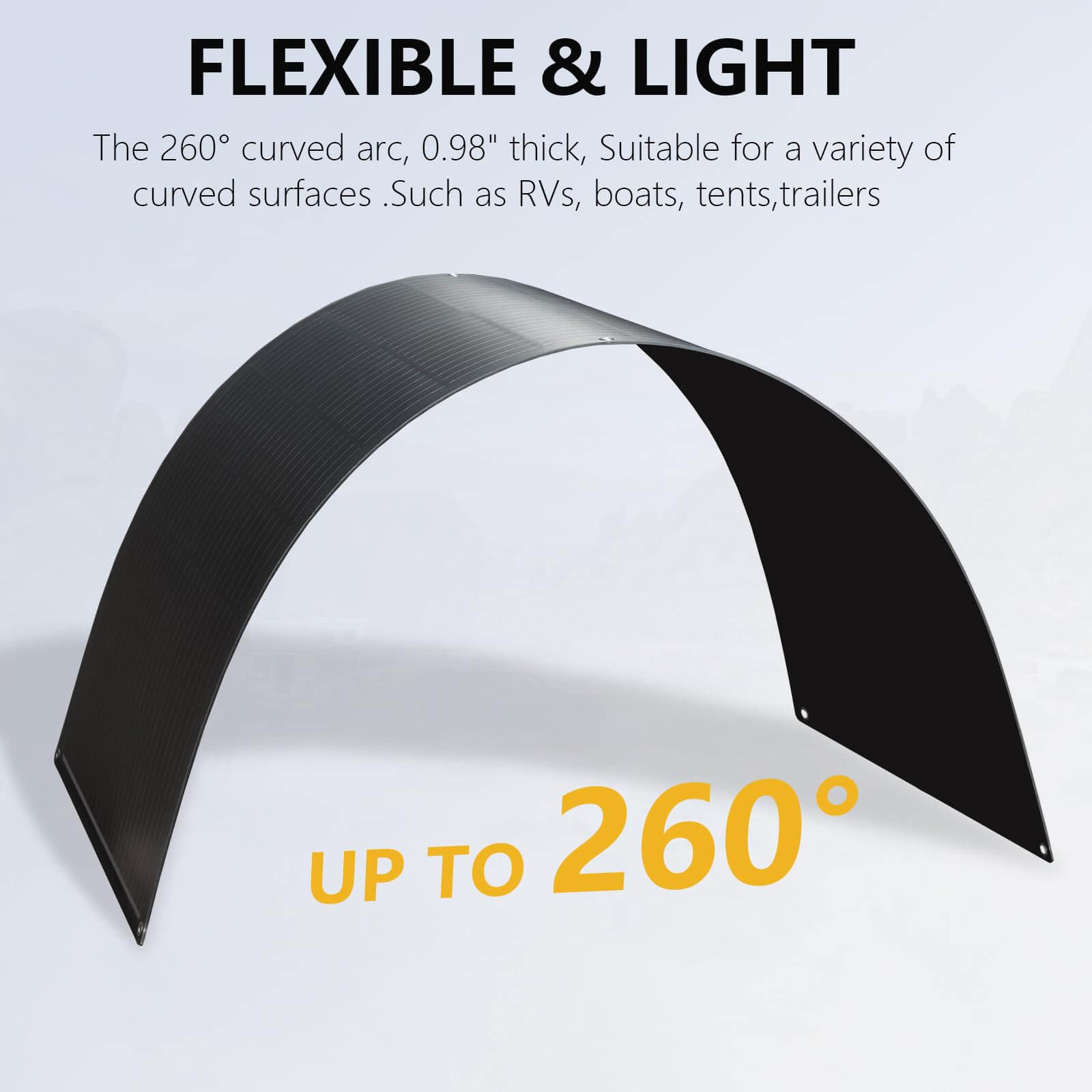Xinpuguang 100W 12V Flexible Solar Panel
