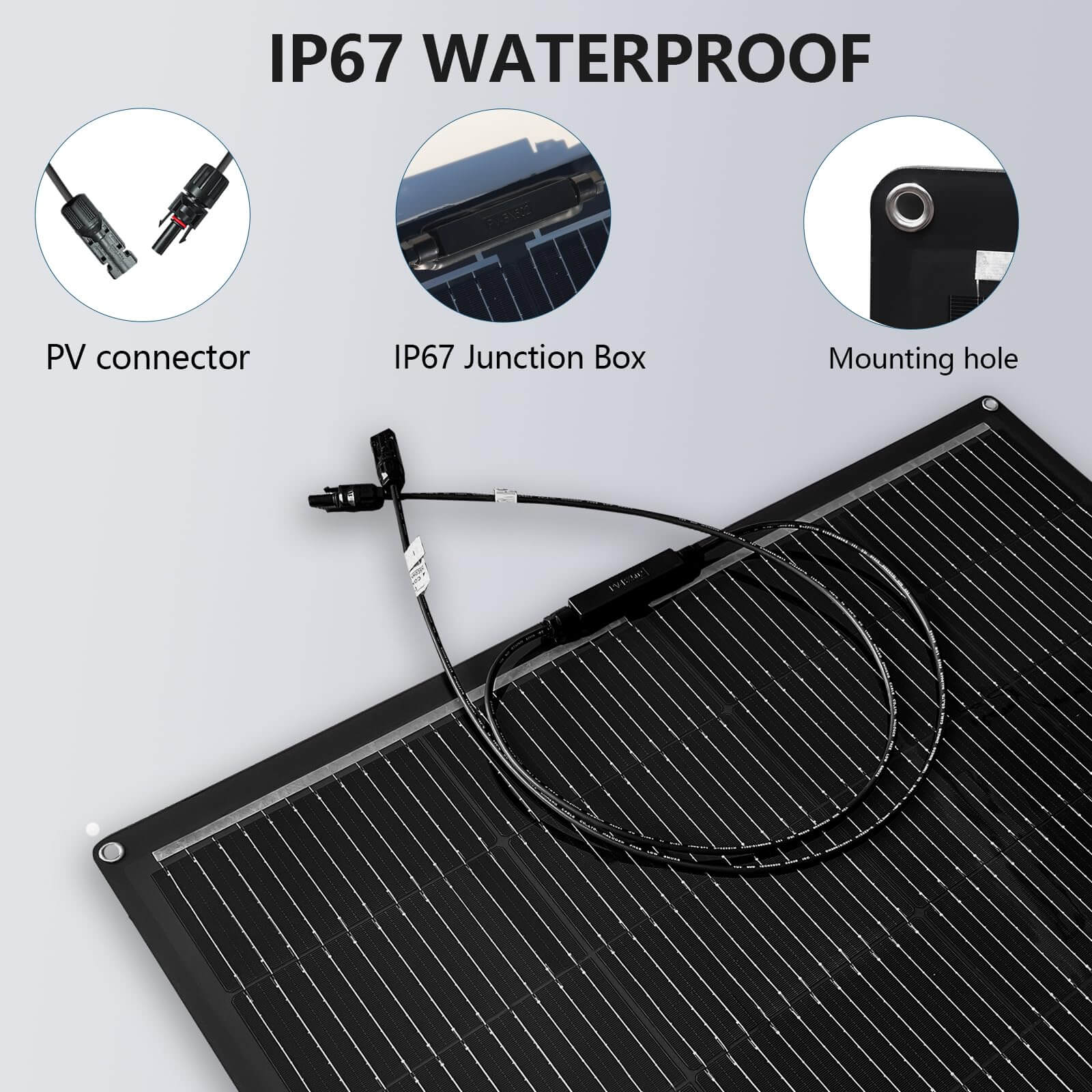 Xinpuguang 200W Monocrystalline Flexible Solar Panel