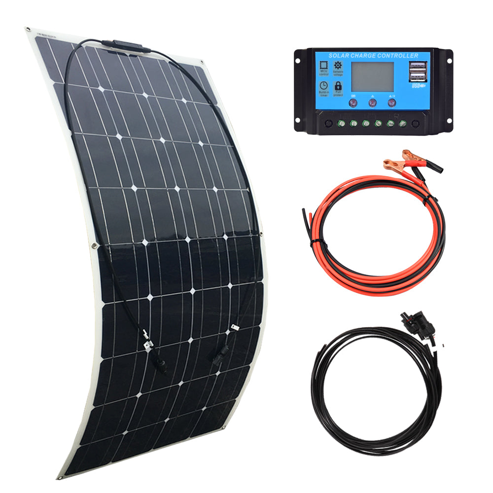 100W 12V Flexible Solar Panel kit  