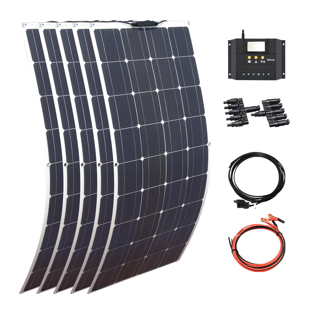 Xinpuguang ETFE 500W 12V  Flexible Solar Panel kit