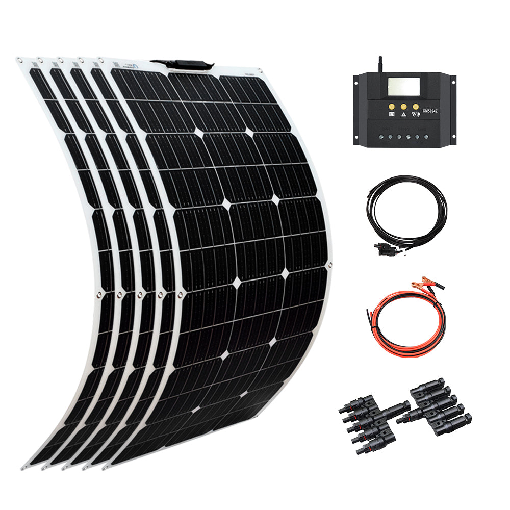 Xinpuguang 500W 12V Flexible Solar Panel kit