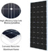 100W 12V Solar Panel kit