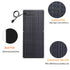 Xinpuguang 50W ETFE Semi-Flexible Solar Panel Kit