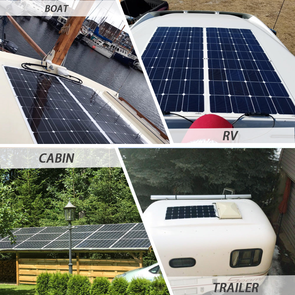 Xinpuguang ETFE 500W 12V Flexibles Solarpanel-Kit