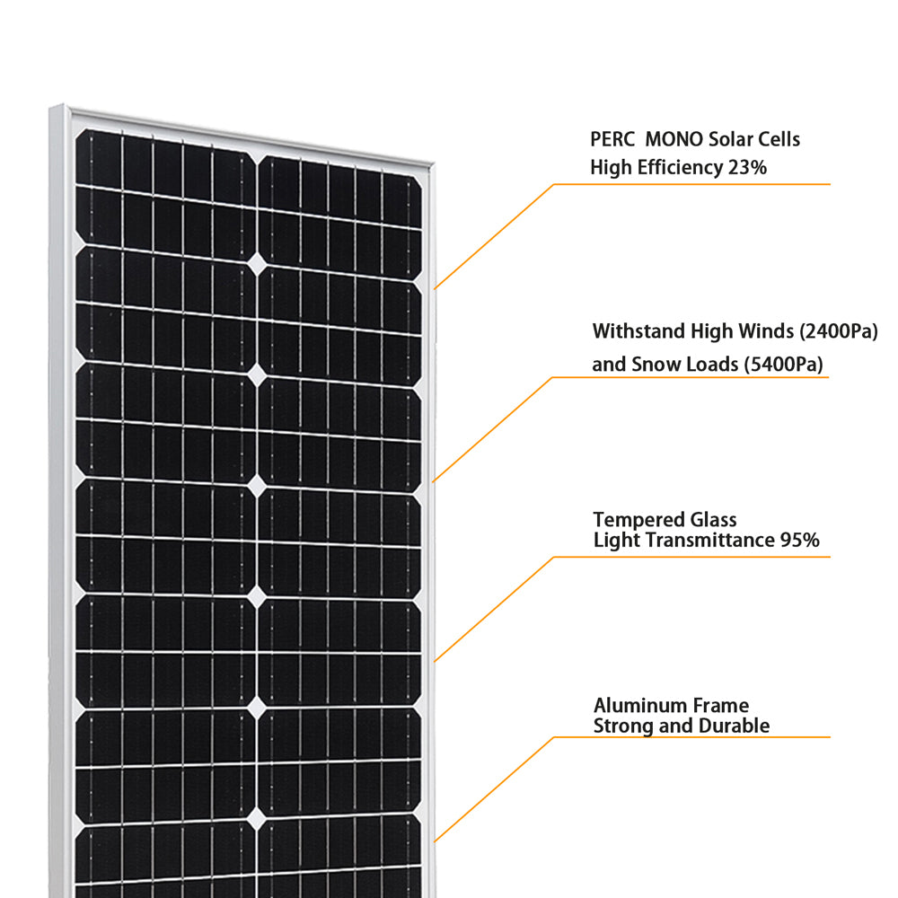 Kit de panneaux solaires monocrystallins Xinpuguang 50W 12V